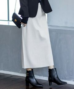 ANY SIS / エニィスィス ミニ・ひざ丈スカート | CICA加工 ニット タイト スカート