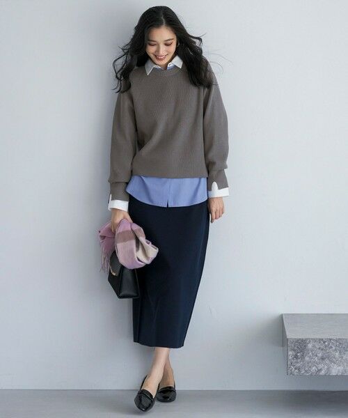 ANY SIS / エニィスィス ミニ・ひざ丈スカート | CICA加工 ニット タイト スカート | 詳細26