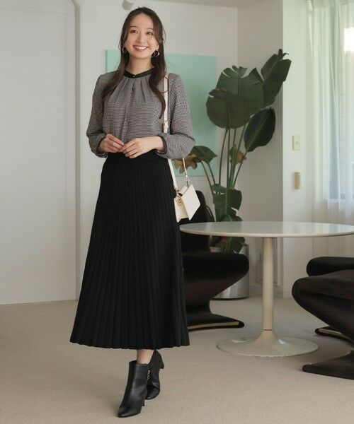 ANY SIS / エニィスィス ミニ・ひざ丈スカート | CICA加工 ニット フレア スカート | 詳細5