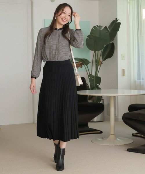 ANY SIS / エニィスィス ミニ・ひざ丈スカート | CICA加工 ニット フレア スカート | 詳細6