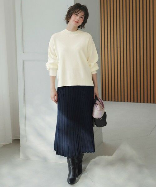 ANY SIS / エニィスィス ミニ・ひざ丈スカート | CICA加工 ニット フレア スカート | 詳細24