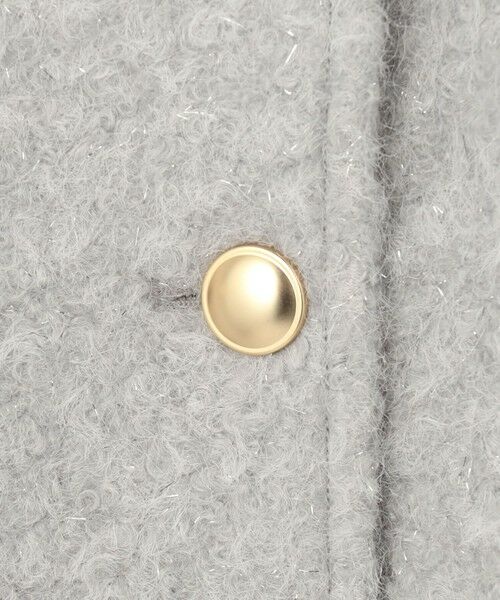 ANY SIS / エニィスィス ピーコート | 【2WAY】ブークレーシャギーラメ アウター | 詳細12