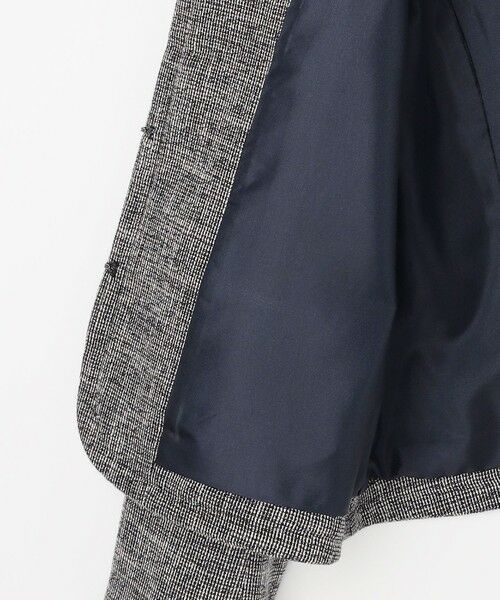 ANY SIS / エニィスィス ノーカラージャケット | ライトストレッチ ツイード ジャケット | 詳細17