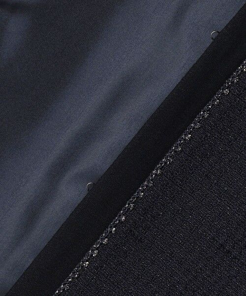 ANY SIS / エニィスィス ノーカラージャケット | リップルボーダーストレッチ ジャケット | 詳細13