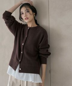 ANY SIS / エニィスィス カーディガン・ボレロ | 【前後着用可能】Airニット カーディガン