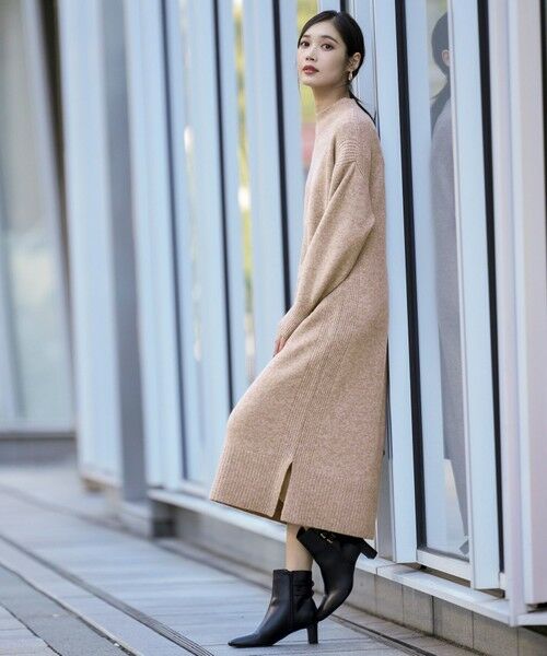 ANY SIS / エニィスィス ミニ丈・ひざ丈ワンピース | Airニット ワンピース | 詳細12