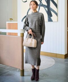 ANY SIS / エニィスィス ミニ丈・ひざ丈ワンピース | 【2SET】ニット ボレロ × ワンピース セット