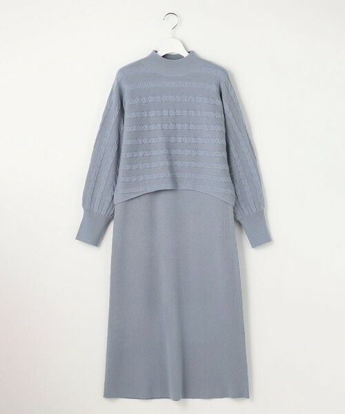 ANY SIS / エニィスィス ミニ丈・ひざ丈ワンピース | 【2SET】ニット ボレロ × ワンピース セット | 詳細17
