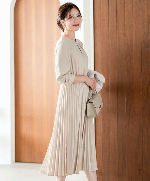 ANY SIS / エニィスィス ロング・マキシ丈ワンピース | ノーブルプリーツ ワンピース | 詳細1