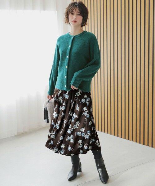 ANY SIS / エニィスィス ミニ・ひざ丈スカート | フラワータック スカート | 詳細3