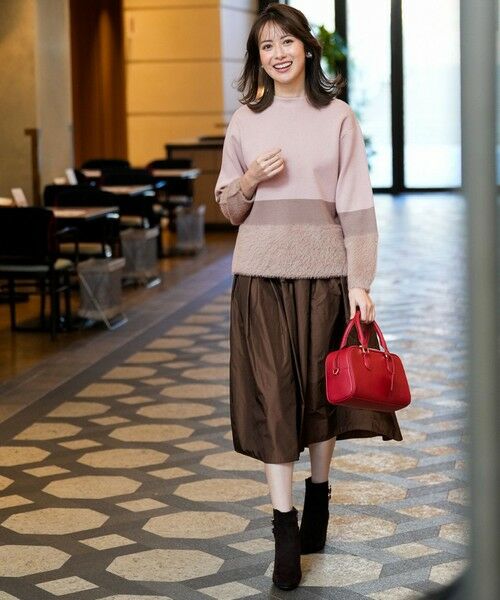 ANY SIS / エニィスィス ミニ・ひざ丈スカート | グロッシータフタ スカート | 詳細9