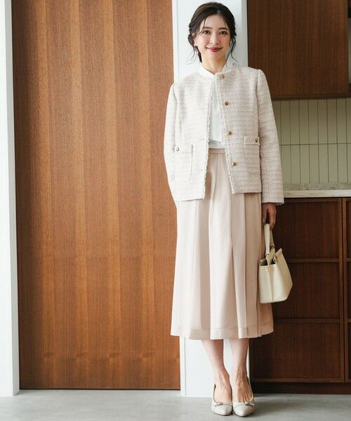 ANY SIS / エニィスィス ミニ・ひざ丈スカート | シャイニータック スカート | 詳細1