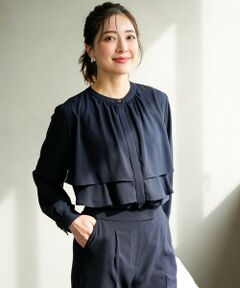 ANY SIS / エニィスィス シャツ・ブラウス | ノーブルジョーゼット ブラウス