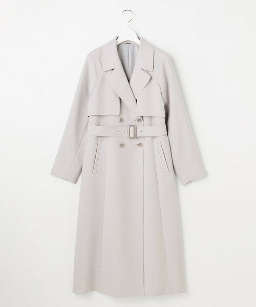 ANY SIS / エニィスィス トレンチコート | エレガントロング トレンチ コート(ライトグレー)
