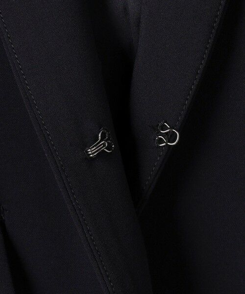 ANY SIS / エニィスィス ノーカラージャケット | セレモニーダブルクロス カラーレス ジャケット | 詳細18
