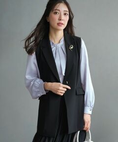 ANY SIS / エニィスィス その他アウター | セレモニーダブルクロス ジレ