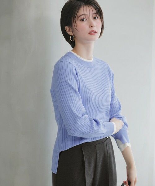 ANY SIS / エニィスィス ニット・セーター | 【WEB・一部店舗限定】ダブルカラー ニット | 詳細19