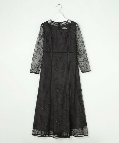 ANY SIS / エニィスィス ドレス | 【Lily Calin】グレースフラワー ドレス（ブラック）