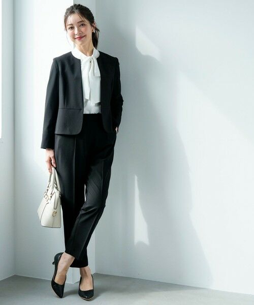 ANY SIS / エニィスィス その他パンツ | 【セットアップ対応】セレモニーダブルクロス テーパードパンツ | 詳細1