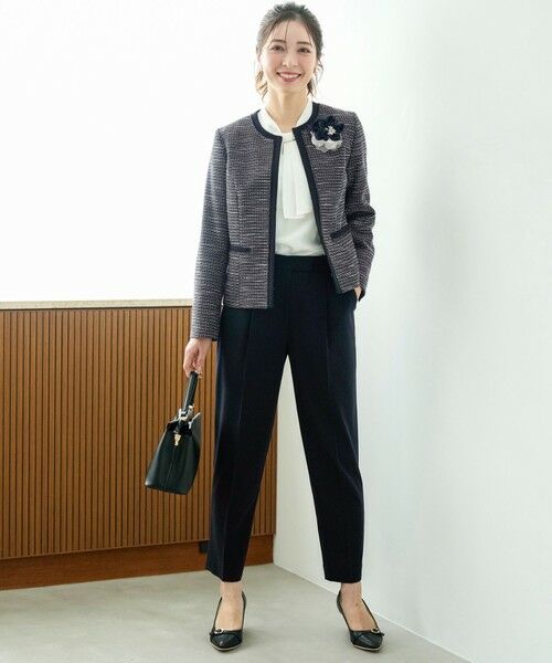 ANY SIS / エニィスィス その他パンツ | 【セットアップ対応】セレモニーダブルクロス テーパードパンツ | 詳細6