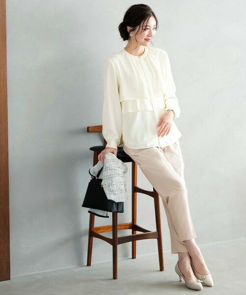 ANY SIS / エニィスィス その他パンツ | 【セットアップ対応】セレモニーダブルクロス テーパードパンツ | 詳細19