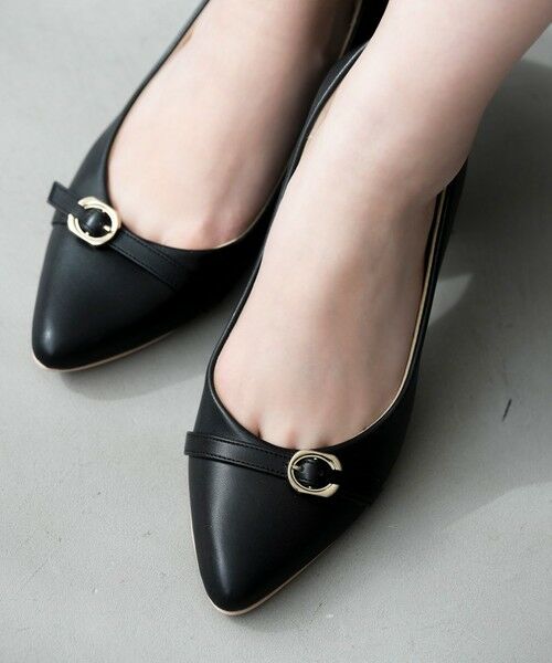 ANY SIS / エニィスィス パンプス | 【22.5~24.5cm】ベルテッドレディライク パンプス(ブラック)