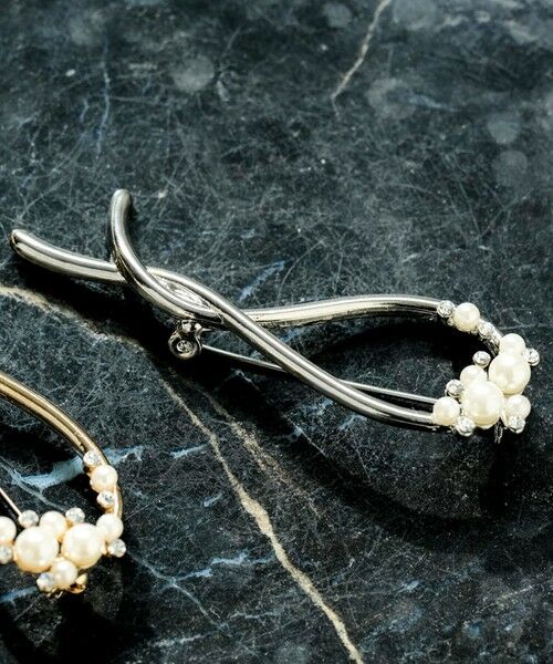 ANY SIS / エニィスィス ブローチ・コサージュ | パール調ツイスト ブローチ | 詳細3