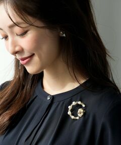 ANY SIS / エニィスィス ブローチ・コサージュ | クレセントセット ブローチ