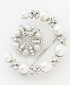 ANY SIS / エニィスィス ブローチ・コサージュ | クレセントセット ブローチ