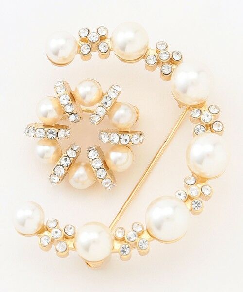 ANY SIS / エニィスィス ブローチ・コサージュ | クレセントセット ブローチ | 詳細3