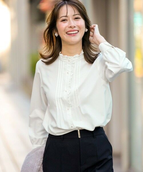 ANY SIS / エニィスィス シャツ・ブラウス | フリルスタンド シャツ | 詳細1