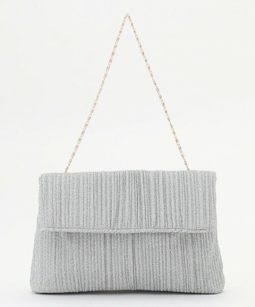 ANY SIS / エニィスィス ショルダーバッグ | 【2WAY】シャイニープリーツ バッグ（シルバー）