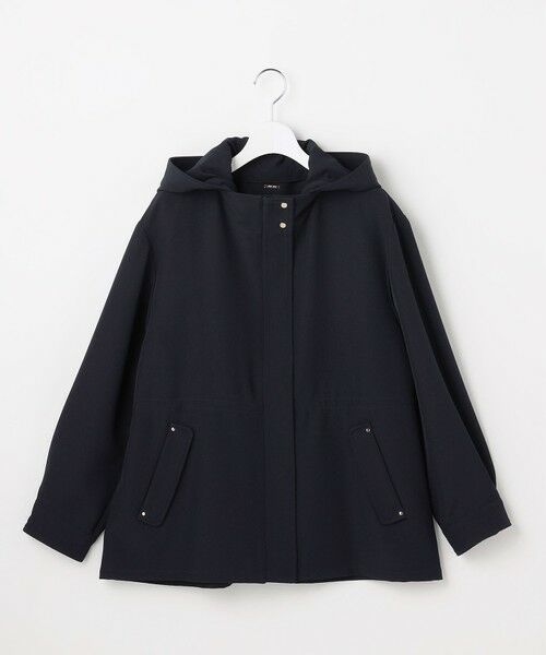 ANY SIS / エニィスィス その他アウター | 【2WAY】エレカジストレッチ フーデットハーフ アウター | 詳細12