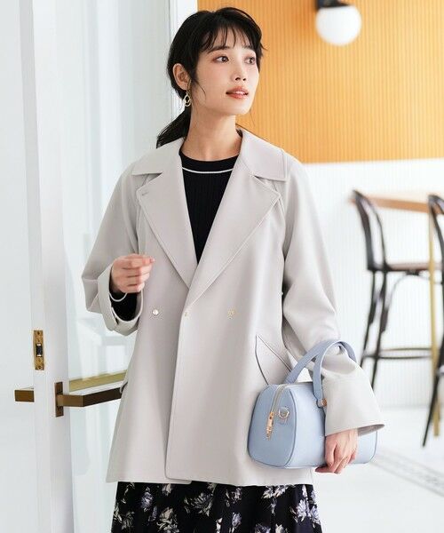 ANY SIS / エニィスィス トレンチコート | 【2WAY】エレカジストレッチミドルトレンチ コート | 詳細5