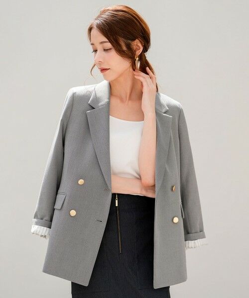 ANY SIS / エニィスィス テーラードジャケット | 褒めらレディストレッチ テーラード ジャケット | 詳細11