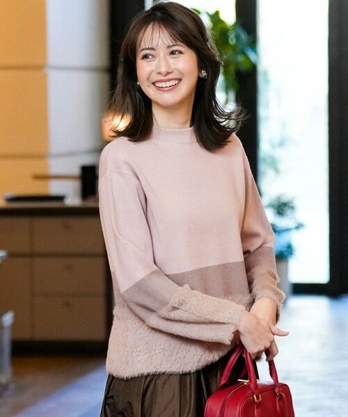 ANY SIS / エニィスィス ニット・セーター | フェザーブロッキング ニット | 詳細9