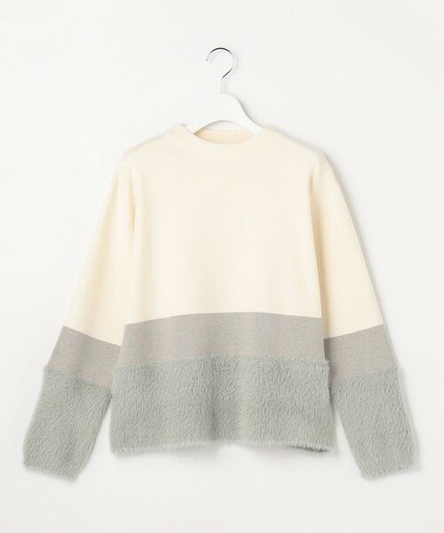 ANY SIS / エニィスィス ニット・セーター | フェザーブロッキング ニット | 詳細14