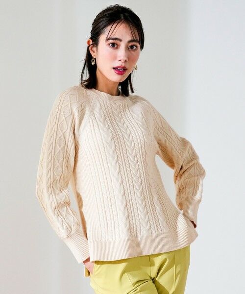 ANY SIS / エニィスィス ニット・セーター | ケーブル ニット プルオーバー | 詳細10