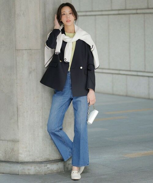 ANY SIS / エニィスィス カーディガン・ボレロ | 【花粉リリース】ラインポイント カーディガン | 詳細3