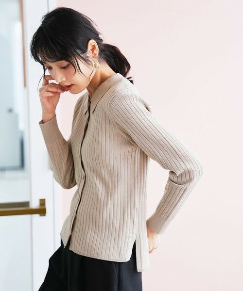 ANY SIS / エニィスィス ニット・セーター | ポロカラーリブ ニット | 詳細5