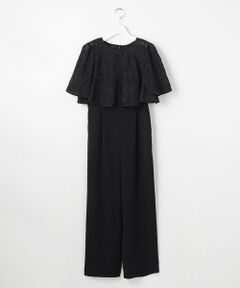 ANY SIS / エニィスィス ドレス | 【2SET】ジャガード ケープ トップス × サロペット