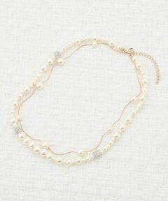 ANY SIS / エニィスィス ネックレス・ペンダント・チョーカー | ロンデルパール調ステーション ネックレス