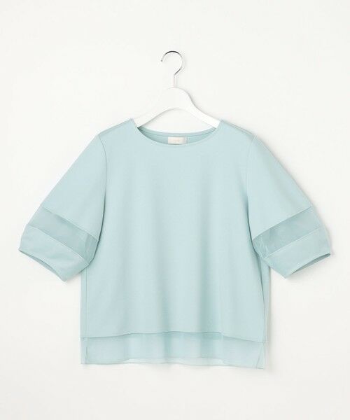 ANY SIS / エニィスィス カットソー | チュール切替ランタンスリーブ プルオーバー | 詳細9