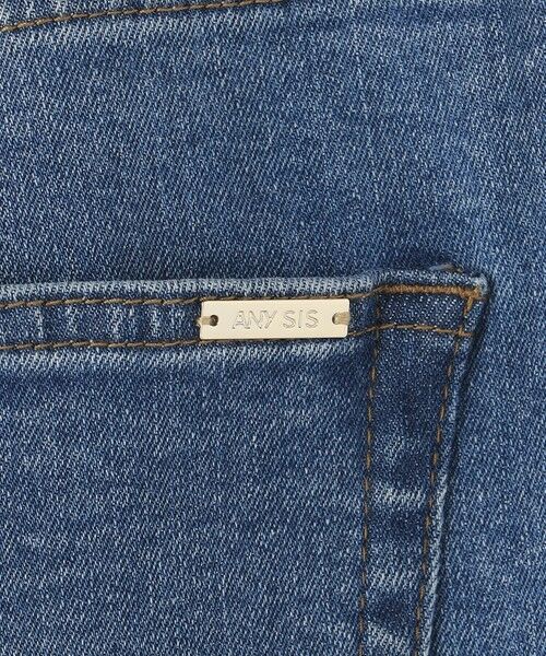 ANY SIS / エニィスィス デニムパンツ | センタープレスセミフレア デニム | 詳細17