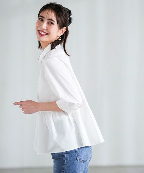 ANY SIS / エニィスィス シャツ・ブラウス | フレアペプラム シャツ | 詳細1
