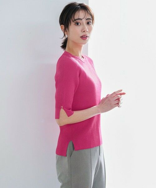 ANY SIS / エニィスィス ニット・セーター | 【好印象ブライトニット】コクーンスリーブ ニット | 詳細14