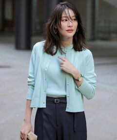 ANY SIS / エニィスィス カーディガン・ボレロ | 【好印象ブライトニット】ラメライン カーディガン