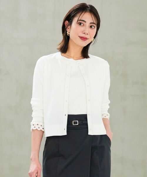 ANY SIS / エニィスィス カーディガン・ボレロ | 【好印象ブライトニット】ラメライン カーディガン | 詳細2