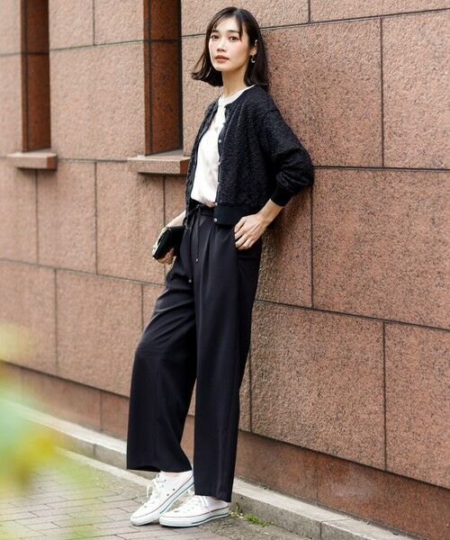 ANY SIS / エニィスィス カーディガン・ボレロ | レーシー ニット ブルゾン | 詳細10