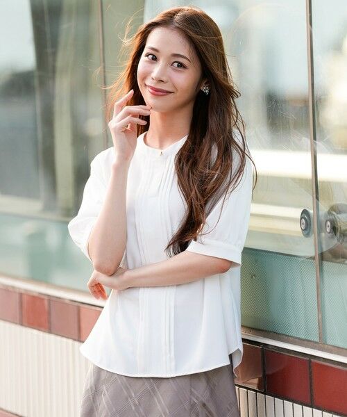 ANY SIS / エニィスィス シャツ・ブラウス | バンドカラーフロントタック ブラウス | 詳細12